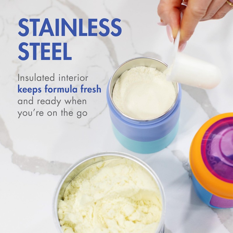 Boon Triful Baby Formula Dispenser On The Go - Insulated
