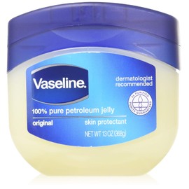 Vaseline Vaselina Petroleum Jelly Original 13 oz (Pack de 10) - Bálsamo labial - Hipoalergénico - Humectante, Tratamiento de línea fina