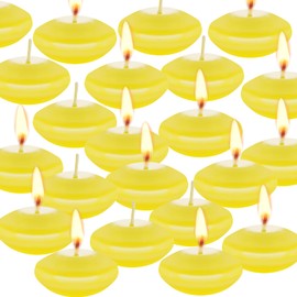 20 Pcs Floating Candles Centerpieces, 1.5 Inch Unscented Floating Candles Small Decoration for Valentine's Day, Thanksgiving, Wedding, Holiday, Parties and Home Decor