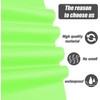 Kesfey Lime Green 3 Pack Premium Plastic Tablecloths for Parties