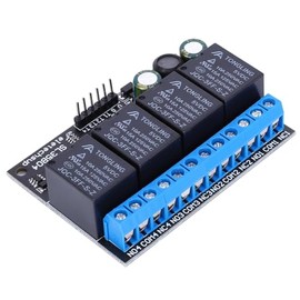 DC 12V 4 Channel Relay Module, SL35B04 Bistable Self-Locking Ow-Pulse Trigger Module