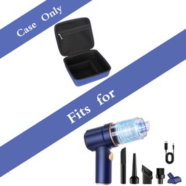 Hard Travel Case for KMM Handheld Car Vacuum Cleaner, Portable Auto Vacuum Cleaner Accessories Storage Bag Carrying EVA Case for KMM 9000Pa Air Duster(Case Only)