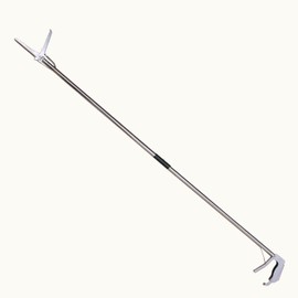 Ruyarxnm 60" Collapsible Grabber Reacher Heavy-Duty Trash Picker Litter Nabber Extra Long Wide Jaw Design for Soft Objects, Ideal for Garden & Indoor Use