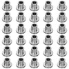 FOCMKEAS 30 Pcs M8 Total Height 0.51 in (13 mm)