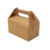 NICEWAY 30 Pack Brown Gable Gift Boxes Kraft Gift Box