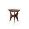 INK+IVY Blaze Accent Tables - Wood Side Table - Pecan,