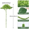 Coferset 5pcs Hydrangea Artificial Flowers Real Touch 20 inch Lifelike