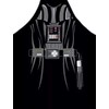 WOO LANDO Barbecue apron for men, 73 x 57 cm,