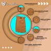 German Wear Driving Half Finger Fingerless Driving Leather Gloves (Caramel,