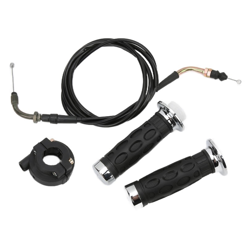 7/8in Twist Throttle Grips with Cable Housing Holder for GY6