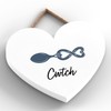 Global Designs Cwtch Cuddle Welsh Love Spoon Wooden Heart Hanging