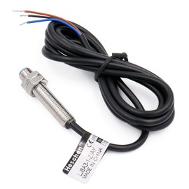 Heschen M8 Inductive Proximity Sensor Switch Shield Type LJ8A3-1-Z/AY Detector 1mm 10-30VDC 200mA PNP Normally Closed(NC) 3 Wire