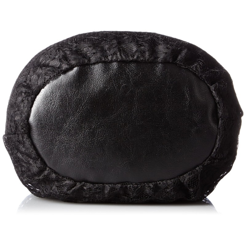 Hydrangea 5786-01 Black Formal Drawstring Sub Bag, Black