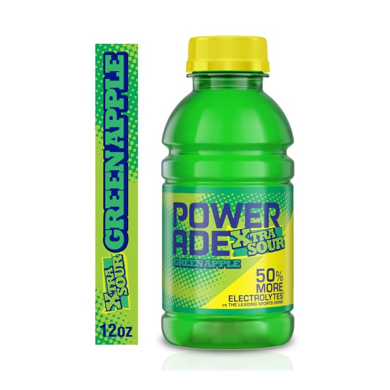 POWERADE Green Apple XTRA Sour 12oz 8pk