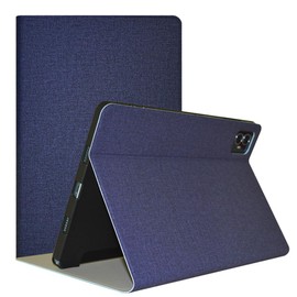 AKNICI Case for Teclast M50 Pro/Teclast M50/Teclast M50HD Tablet 10 Inch, Ultra Thin PU Leather Folio Folding Soft TPU Back Cover Folding Stand Protective Case with Car Sleep Wake, Blue