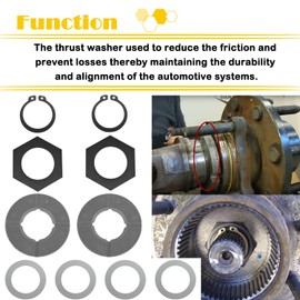 Thrust Washer Snap Ring Kit fit for Ford Super Duty F250 F350 Excursion 98-04 Dana 50 60