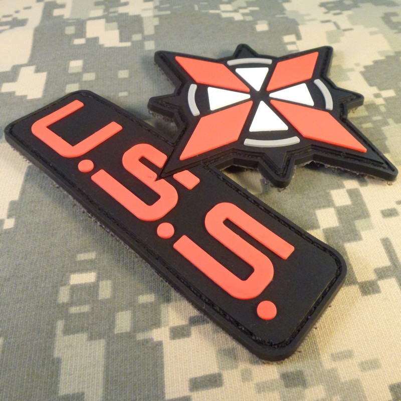 Resident Evil Op Raccoon City USS Logo Umbrella Security PVC