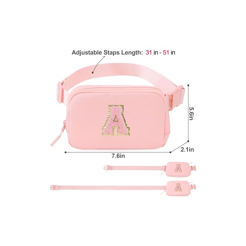 Bolsa para cinturón para mujer con correa extensible y bolsa