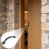 30 Pack Black Metal Gate Handles, 5.4 Inch Door Pull