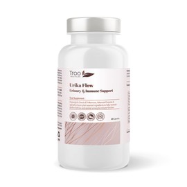 Urika Flow Urinary Bladder Biofilm Support 60 Capsules - D-Mannose, Digestive Enzymes and Selected Botanicals for Systemic Urinary, Bladder Wall and Immune Support