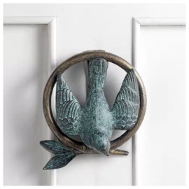 Bird & Branch Green Aluminum Door Knocker SPI Home Decor 6 x 5 x 2.5