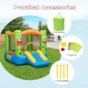 DORTALA Inflatable Bounce House, Monster Theme Bouncy Castle with Slide,