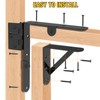 Fence Gate Kit Gate Hardware with Gate Latch for Wooden