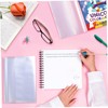 5piezas Cubiertas De Libros Reutilizables Transparentes Impermeables Fundas Para Textos