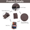 AdiStylinno Men's Minimalist Credit Card Holder Small Leather Wallet Large