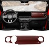 RT-TCZ Center Console Trim Cover Dashboard Control Panel Cover Decorative
