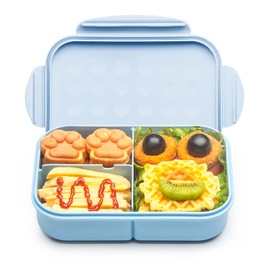 MISS BIG® Bento Box,Bento Box for Kids,Lunch Box Kids,Leakproof Kid Lunch Box,Lunch Containers No BPAs and Chemical Dyes,M/W,D/W & Fridge Safe(1150ml Blue)