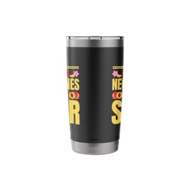 A Day Without Nectarines Is Just Sour Vegan Vegetarian Stainless Steel Insulated Tumbler