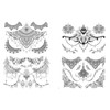 4 Sheets Breast Tattoos Underboob Tattoos Flowers Lotus Flowers Tattoos