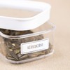 300+ Household Labels Stickers, Square, Black/White, Waterproof Stickers for Labelling