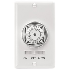 Prime Indoor 24 Hour Mechanical Timer 120 Volt White