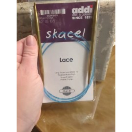 addi Turbo® LACE Circular Knitting Needles Skacel US #10.5 (6.5mm) 40 inch 100cm