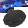 Gas Cap Cover Carbon Fiber Pattern Fuel Tank Door Cover