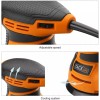 TACKLIFE 5-Inch Random Orbital Sander 3.0A w/ 12Pcs Sandpapers, 6