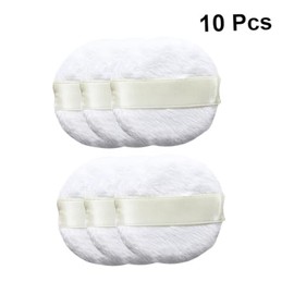 10pcs Ultra Short Plush Makeup Sponge Applicators Cosmetic for Foundation Concealer Blush Highlighter for Women and Girls for All Makeup Applications