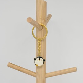 Cute Penguin Keychain Charm Animal Penguin Key Chain Ring Pendant Souvenir Keyring Gifts for Men Women Purse Bags