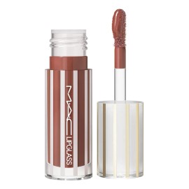 Brillo Labial Mini MAC Lipglass Air Casual Glossy No-Pegajoso Hidratante Ligero
