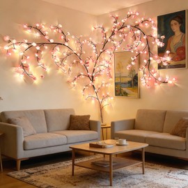 Garayma 5.3FT Cherry Blossom Lights,72LED Cherry Blossom Wall Decor