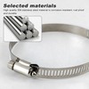 2 Pieces Exhaust Hose 75 mm Kit, Ventilation Pipe with