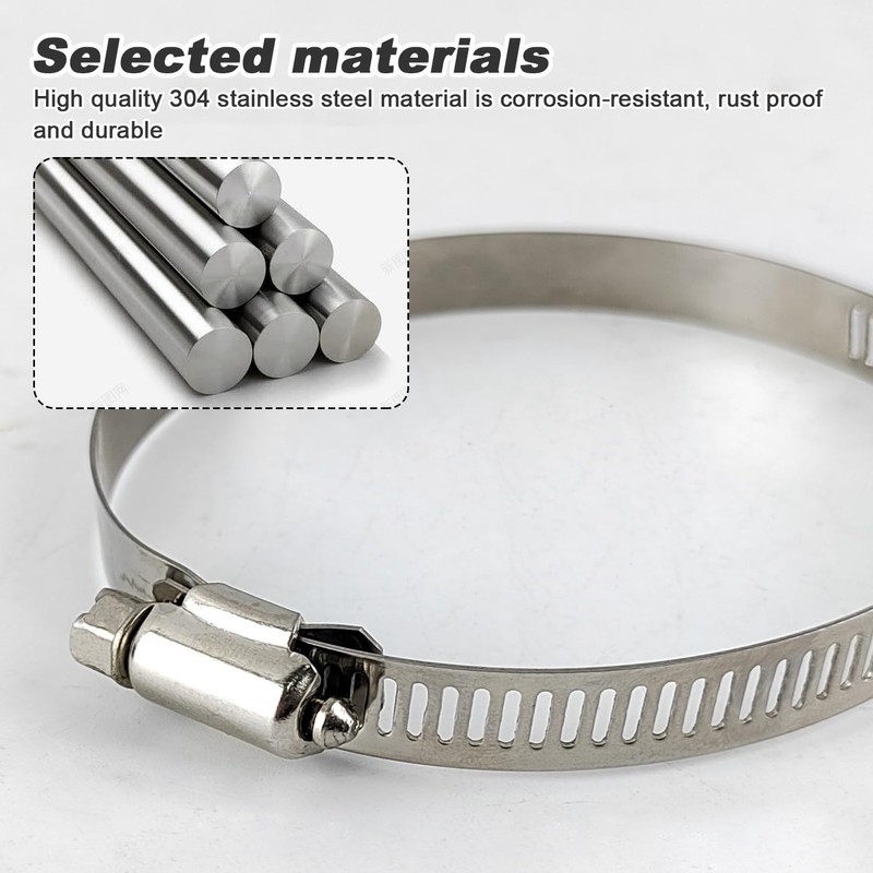 2 Pieces Exhaust Hose 75 mm Kit, Ventilation Pipe with