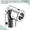 sourcing map 12mm to 12mm Inner Dia Rotatable Universal Joint