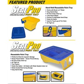 SealPro Resealable Large Paint Tray