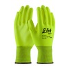 G-Tek HV 33-425LY/M Hi-Vis Seamless Knit Polyester Glove with Polyurethane