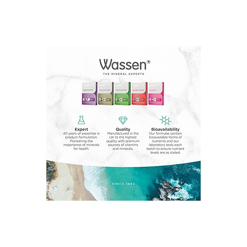 Wassen Selenium ACE+D Immune Health | Highly Bioavailable Selenium |