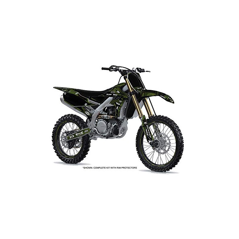 1993-1995 YZ 250 2-STROKE APACHE Green Senge Graphics Base Kit