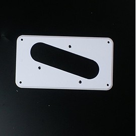 Wide Range Humbucker To Singl Coil Adapter Pickup Ring - Fits Tele Bridge Pickup,White